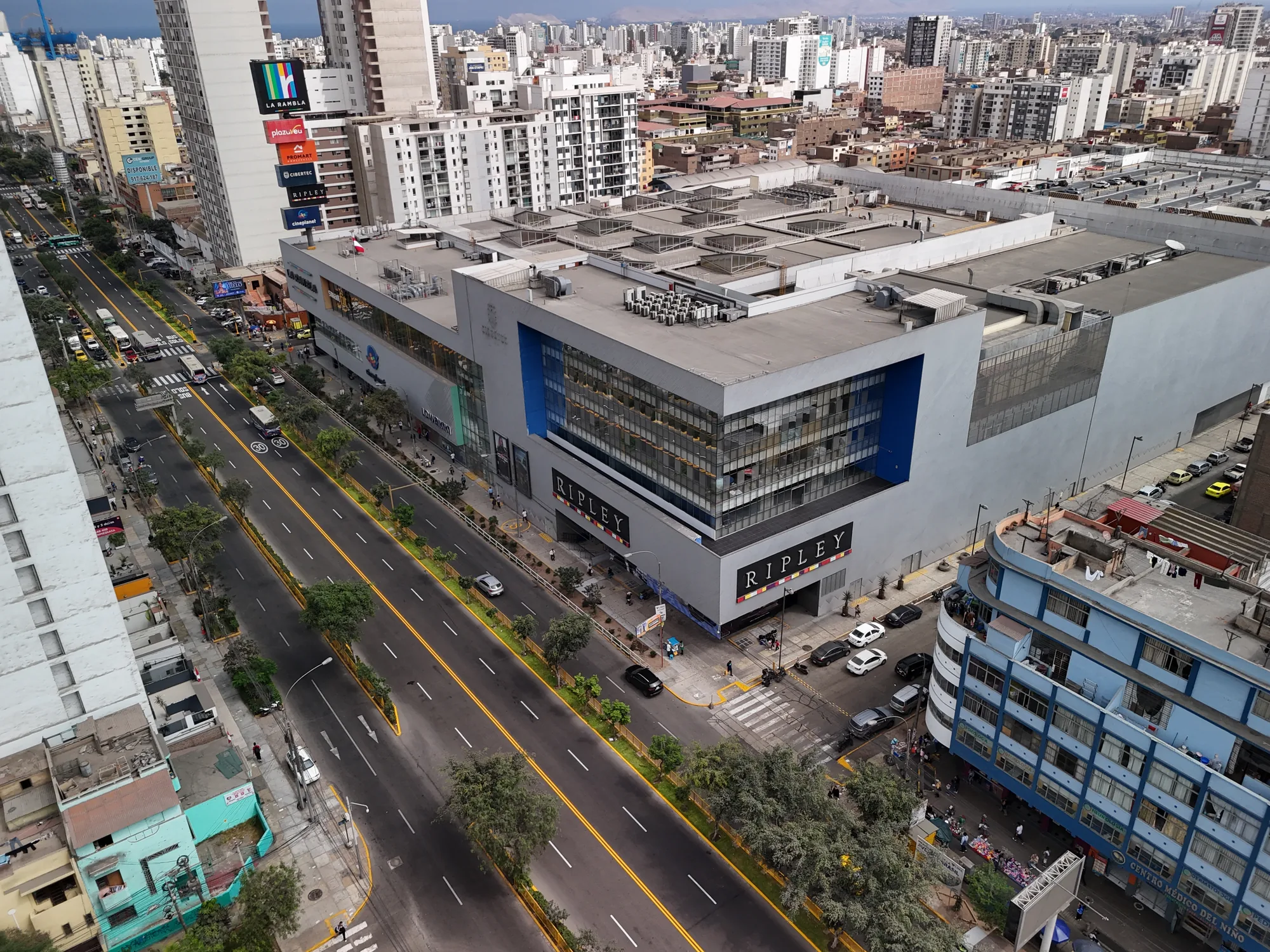 Vista aérea de Broadway Residencial